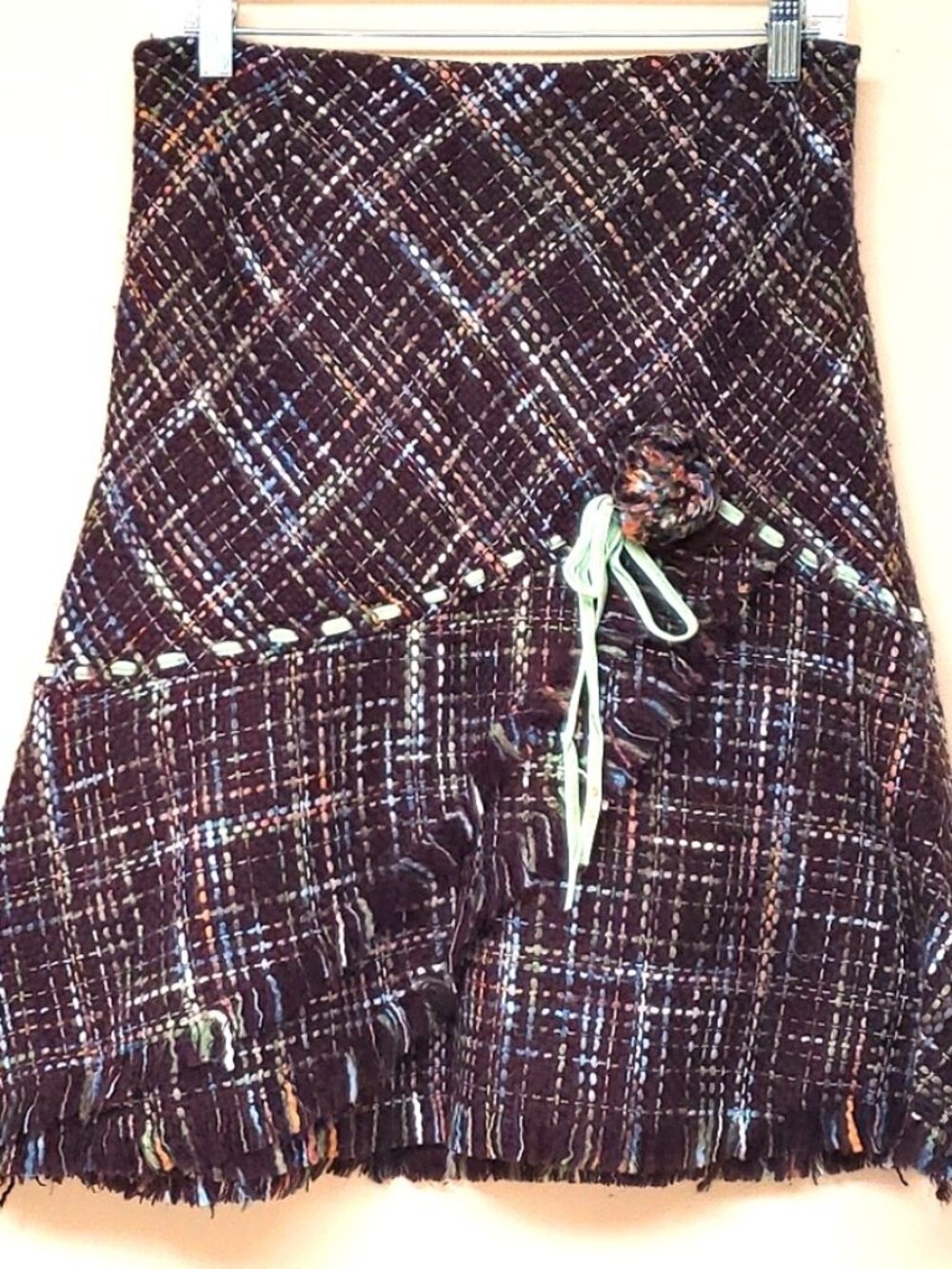Elevenses tweed skirt